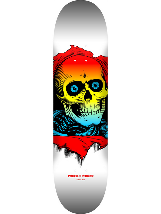 Powell Peralta Ripper Deck Yellow Fade Team 8.0"
