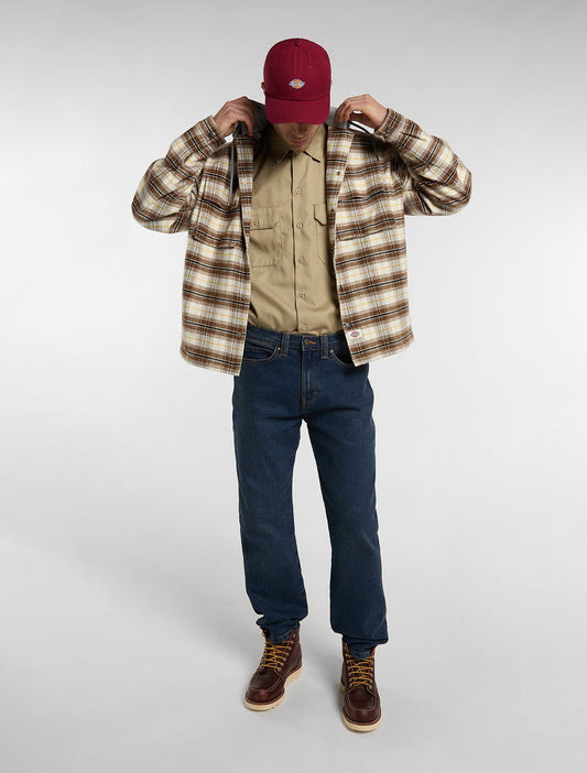 26 DICKIES  EUSTIS HOOD FLANNEL SHIRT JACKET