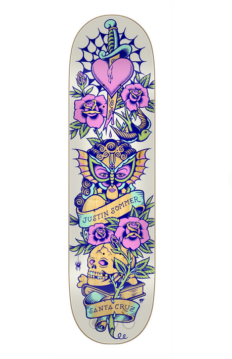 Santa Cruz Tattooed Justin Sommer 8.25"