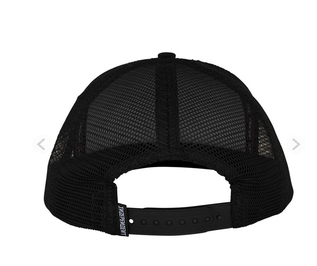 Cap Independent Dressen Skull Rose Mesh Structured